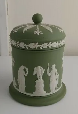 Buy Wedgwood Sage Green Jasperware Marked Dated 1956 Olymous 12cm Tall • 50.56£