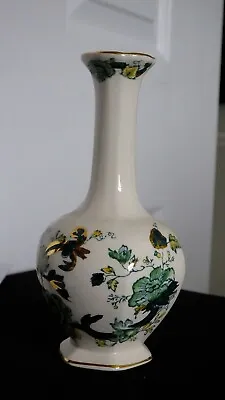 Buy Vintage Masons Green Chartreuse Bud Vase 5.5 Inches Tall • 4£