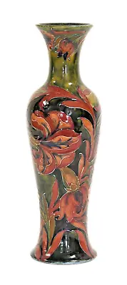 Buy Rare Huge 31cms William Moorcroft Spanish Pattern On Ochre Vase - 100% Seller • 450£