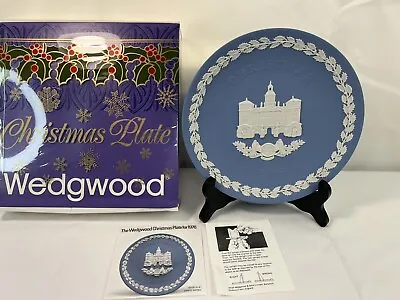 Buy VTG Wedgwood Blue Plate-Christmas Holiday 1978  Horse Guards  8  Buckingham MIB • 38.56£