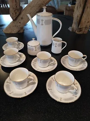 Buy Noritake   Classique  Pattern Coffee /Tea/Espressos Set For 6 • 45£