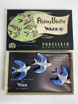 Buy Wade Flying Birds Blue Porcelain Miniatures  • 14.99£