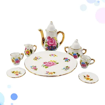Buy 8 Pcs Mini Teapot Tiny Tea Set Minatures Collection Pocket Miniatures • 12.88£