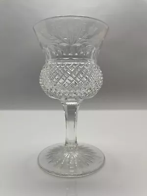 Buy Vintage Edinburgh Crystal Thistle Port Wine Glass | 4 1/8” Tall • 29.99£