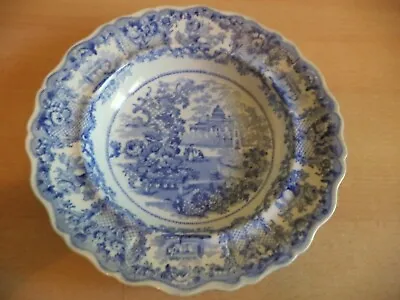 Buy J.M & S Old Antique VINTAGE Blue & White Transfer Ware BOWL POTTERY MEIR MEIGH • 18.99£
