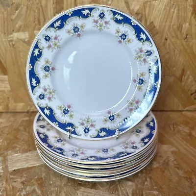 Buy 6 X Vintage Paragon China Coniston Blue Floral Side Tea Plate 16cm • 4.99£