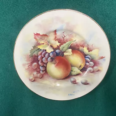 Buy D Wallace Bone China 8” Still Life Fruit Plate Made In England Fine Bone China • 9£