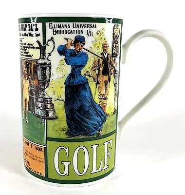 Buy Dunoon Stoneware Golf Theme Mug Made In Scotland Excellent Used Condition • 7.95£