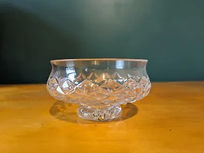 Buy Vintage Waterford Cut Glass Footed Bowl, Centerpiece, Excellent Condition • 15£