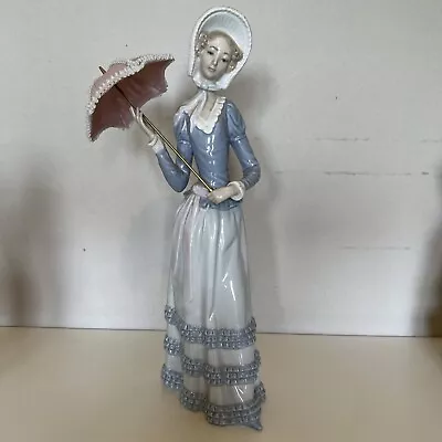 Buy Lladro Figurines Vintage Lady With Pink Parasol And Bonnet D-10-A 71 H • 45£