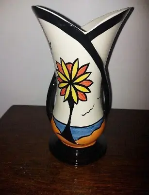 Buy Rare Lorna Bailey Beach Vase Signed In Black • 65£
