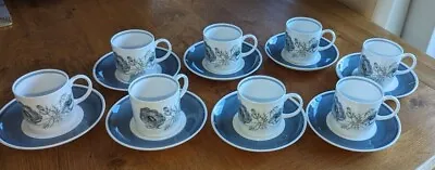Buy Set Of Eight Susie Cooper 'Glen Mist' Coffee Cups And Saucers. • 20£