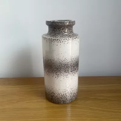 Buy West German Vase Vintage Mid Century Scheurich Grey Lava Ceramic Pottery 203-22 • 17.99£