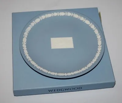Buy Wedgwood - Blue Jasperware - 6 3/4  St. George & The Dragon Stamp Plate - Vgc • 11.99£