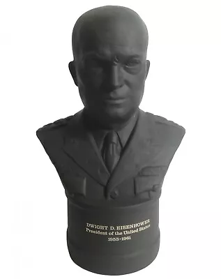 Buy Wedgwood Black Basalt Eisenhower Bust Figure - Boxed • 80£