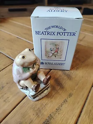 Buy Beswick/Royal Albert  Beatrix Potter Mr Jackson Toad Figure Large Size Free P&P • 15.99£