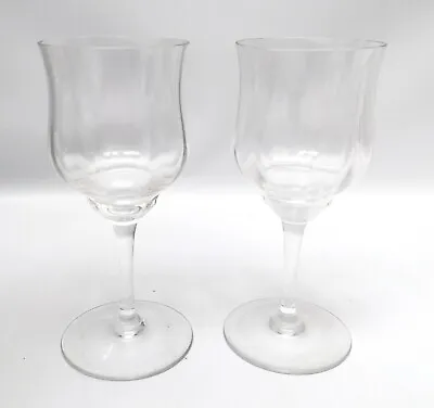 Buy 2 Baccarat Crystal CAPRI Optic Wine/Water Glasses 7 7/8” AS IS • 29.84£