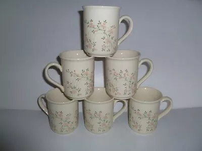 Buy Biltons Rose Trellis 6 Mugs Staffordshire Tableware England Beaker Vintage Cup • 24.95£