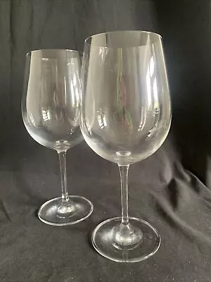 Buy Dartington Crystal Large Wine Glasses, Signed 8 3/4” Tall • 18£