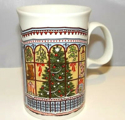 Buy Dunoon Victorian Christmas Window Front Door Cats Cat Scotland Mug Cup Stoneware • 8.87£