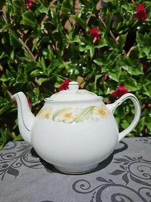 Buy Vintage Duchess Greensleeves  1½ Pint Large Teapot Green Floral Band  • 40£
