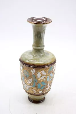 Buy V Antique Royal Doulton Lambeth Slater 3099 Floral Pattern Vase • 8.50£
