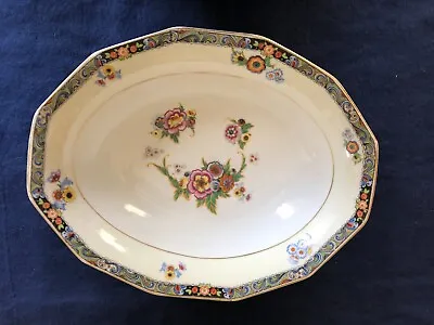 Buy Vintage Serving Bowl Dish Bloch & Co Eichwald Czech China Flower Pattern 8648 • 19.17£