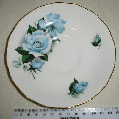 Buy Ridgway Potteries Queen Anne Saucer Blue Roses  • 2.90£