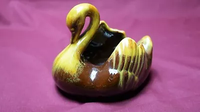 Buy Vintage Canadian Blue Mountain Pottery Harvest Gold Swan 1960-2004 • 8.99£