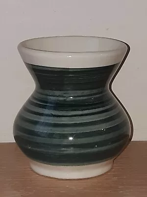 Buy DEE CEE DC Dragon Pottery Green White Stoneware DESMOND COOPER Studio Vase WALES • 7.95£