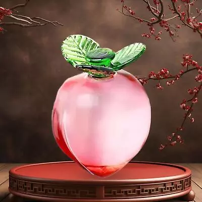 Buy Artistic Crystal Paperweight Statue With Glass Fruit Decoration • 7.88£