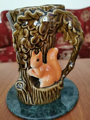 Buy Sylvac Ware Pottery Squirrel Vase/ Jug  Approx. 15 Cm High & Gloss Finish 4241. • 9.99£