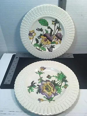 Buy TWO DINNER PLATES CAULDON ENGLAND Made In England VTG Euc 9.5  Floral Pattern • 18.97£