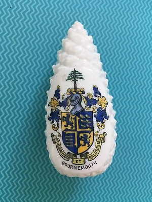 Buy W H Goss Crested China Pine Cone RD No 559524 - Bournemouth Crest • 3£