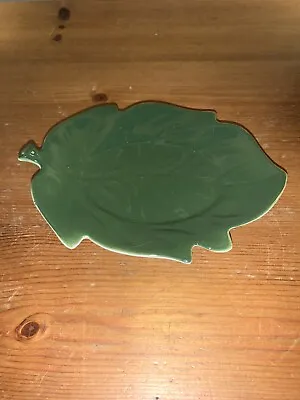 Buy Vintage Carlton Ware Leaf Dark Green Small Dish For Salt Pepper Shakers 5.5 In’s • 9.99£
