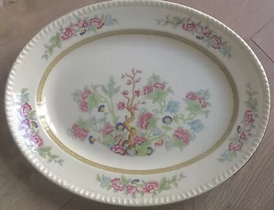 Buy Pretty Vintage 14” Floral Swinnertons “Harvest” Serving Platter Good Condition. • 5.25£