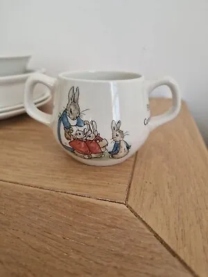 Buy Vintage Peter Rabbit Wedgwood Of Etruria Barlaston Beatrix Potter  Childrens Cup • 10£