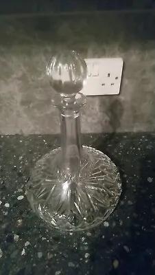 Buy Royal Doulton Crystal Ships Decanter Finest Crystal Signed 11  Tall X 8  Die. • 14.95£