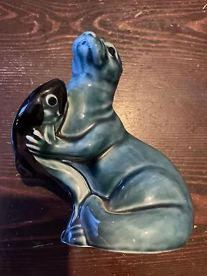 Buy Poole Ware Beautiful Otter With Fish Figure .... • 9£