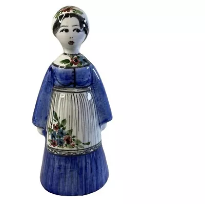 Buy Tonala Folk Art Pottery Woman In Floral Apron Dress Mexico Figurine 7.5  • 19.21£