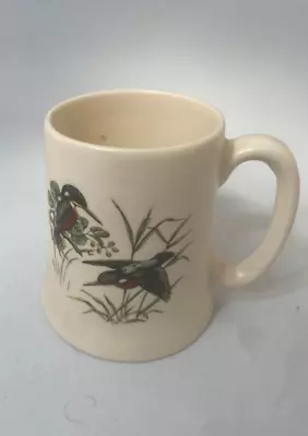 Buy Guild Crafts Poole Ltd England Mug Humming Bird Illustration White #RA • 2.99£