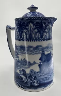 Buy Antique Cauldon Coffee Pot/ Hot Water Jug “ Chariot” Pattern C 1905-1920 • 35£