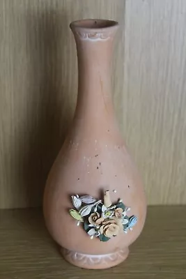 Buy Studio Pottery Terracotta Unglazed Bud Vase, Single Stem Vase • 5.99£