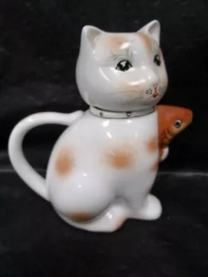 Buy Cat With Koi Fish Creamer / Teapot - Unusual  • 28.76£