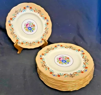 Buy Cauldon China Pattern 6730 9  Luncheon Plates Made For Martin's Of Detroit... • 28.77£