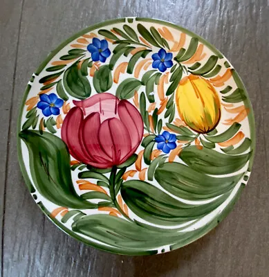Buy Royal Victoria Pottery Wade Plate Dish Floral Tulips Art Flowers CAPRI 9.5” • 17£