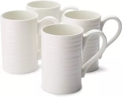 Buy Home & Gifts Sophie Conran White Tall Mug, Set Of 4 (White,12 Ounce) • 47.95£