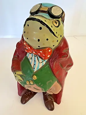 Buy Vintage Hand-Painted Mr. Toad Ceramic Figure By David Sharp/Rye England Pottery • 78.48£