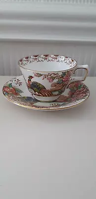Buy Sutherland Teacup And Saucer Exotic Vintage (Bird Pheasant Flowers) Bone China • 24.95£