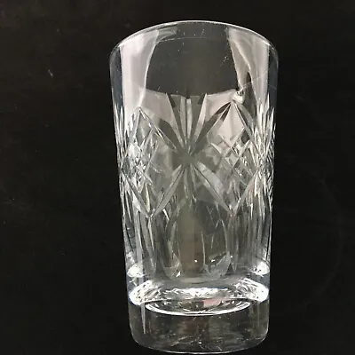 Buy Three Vintage Cut Crystal Whisky Tumblers Glasses – Height 10cm (4”) • 15£